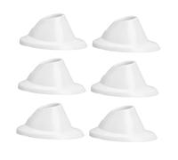 Beaupretty 6 Pièces manucure gel maquiage accessoires nail art manicure nail primer clou constructeur doigt éblouir bases de bouteilles de vernis à ongles plateaux de colle à ongles blanche