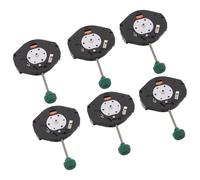 Beaupretty 6 Pièces Mouvements de Montre Quartz de Rechange Métalliques Robustes Cadran Calendrier Compact pour Horlogers Réparation Précise et Portable