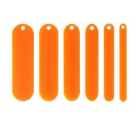 Beaupretty 6 Pièces Navette de Tissage en Plastique Orange, Outil de Réparation Facile à Utiliser, Adapté aux Débutants et Professionnels Réparation de Filets de Pêche