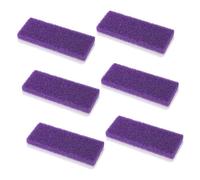 Beaupretty 6 pièces Pierre pour Exfoliateur Dur Volcanique Violette Outil Professionnel pour Pédicure Éliminateur de Callosités Soin Anti-peau Sèche et Rugueuse Compact et Portable pour