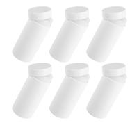 Beaupretty 6 Pièces Plastic Refillable Deodorant Containers With Caps Bottom-fill Small Tubes For DIY Solid Perfume Balm Lipstick And Cosmetic Storage