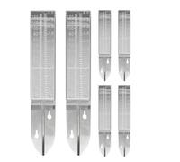 Beaupretty 6 Pièces Pluviomètre Précis en PS Installation Flexible et Lecture Facile, Jauge à Eau Élégante pour Jardin et Aménagement Paysager, Outil de Mesure de Précipitations Fiable