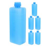 Beaupretty 6 Pièces Poches de Glace Réutilisables en PE Technologie Bloc de Glace pour Ventilateurs Climatisation, Refroidissement Rapide et Conservation la Maison Pique-niques