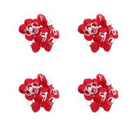 Beaupretty 60 Pièces Papier Rouge Serpentins de Confettis à Main pour | Lancer Facile, Résistant aux Déchirures, Ambiance Festive, Usage Extérieur, Adultes et Garçon et Filles