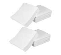 Beaupretty 600 pièces Lingettes sans Peluches pour Nettoyage Précis Absorption Huile pour Lentilles Équipements Sensibles Usage Sec ou Humide sans Résidu de Fibres Lot de Blanc