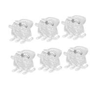 Beaupretty 60pièces Lot De Mini Pinces à Cheveux Plastique Transparent Pour Filles Et Femmes Transparentes
