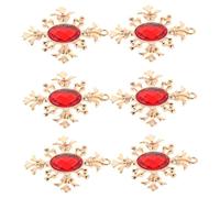Beaupretty 6pièces Breloques Forme De Croix Pour Pendentifs Boucles Oreilles Couronnes Baroques Colliers Bracelets Et Accessoires Pour Fabrication De Bijoux