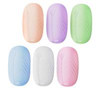 Beaupretty 6pièces Lot de Embouts Silicone pour Brosses à Dents Étuis De Voyage Et Protège-pinceaux