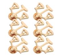 Beaupretty 6pièces Lot de Épingles de Revers Forme de Balance Accessoires de Costume Métal pour Homme Broches Vestimentaires pour Chemise ou Veste