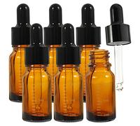 Beaupretty 6pièces Lot De Flacons Compte-gouttes Verre Avec Graduation Pour Huiles Essentielles Et Échantillons Cosmétiques Pratique Pour Voyager