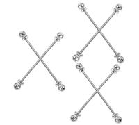Beaupretty 6pièces Pinces à Cravate Pour Hommes Épingles à De Chemise Accessoires De Costume Barres à Élégantes Pour Look Lors Événements Formels