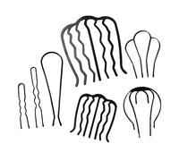 Beaupretty 7 Pièces peigne à cheveux hairpin hair clip hair bow hair topper goodies noel à cheveux fourchette à cheveux Outils pour cheveux peignes à cheveux pour femmes alliage