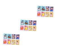Beaupretty 72 Pièces Autocollants Visage Animaux Mix And Match pour Garçon Fille Créatifs Stickers Réutilisables pour Décoration Fêtes et Activités Artistiques