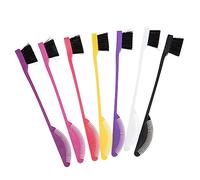 Beaupretty 7pièces Pinceaux pour Sourcils Kit de Pinceaux de Maquillage Pinceau Eyeliner Peigne à Cils Brosse pour Teinture Capillaire Couleur Aléatoire