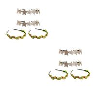 Beaupretty 8 Pièces Bandeau XINGX feuille Accessoire cheveux étoile feuille Décoration de cheveux bandeau feuille hair charms hair toppers accessoire de coiffure bandeau de fête