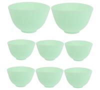 Beaupretty 8 Pièces Bol Silicone Mélange Masque Visage Résistant Température Portable DIY Soins Peau Spa Salon