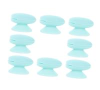 Beaupretty 8 Pièces Cache-poussière pour brosse à lèvres crème solaire pour les lèvres eye-liner gel protecteur de pinceau à lèvres protecteurs de pinceau à lèvres Gel de silice Light Green