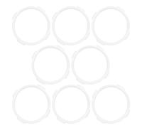 Beaupretty 8 pièces Connecteurs de Tunnel pour Cage Hamster DIY Blancs Accessoires Durables et Faciles à Installer pour Extension Cage Hamster Nain Anneaux de Liaison