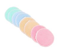 Beaupretty 8 pièces Démaquillants Réutilisables Fibre de Double Lingettes Lavables pour Nettoyage Visage pour avec Sac de Rangement
