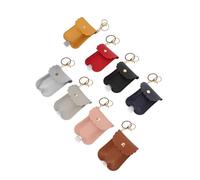 Beaupretty 8 pièces Flacons Vides Portables avec Couvercle Rotatif et Porte Clés Refillable pour Lotion Parfum et Gel Accessoires Pratiques pour Voyage et Usage