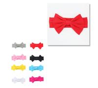 Beaupretty 8 Pièces Lot De Bandeaux Pour Cheveux Garçon Fille Nœuds Et Couvre-chefs Né Et Garçon Fille Rouge Bleu Jaune Noir Blanc Rose Gris