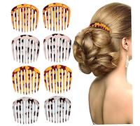 Beaupretty 8 Pièces peignes latéraux pour femmes accessoires hair charms hair toppers peignes à cheveux peignes latéraux français peignes latéraux pour cheveux peigne à cheveux pour femme