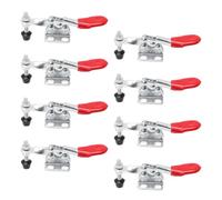 Beaupretty 8 Pièces Pince à Bascule à Dégagement Rapide en Fer Argenté Réglage Facile Profondeur et Design Bas pour Assemblage D'équipements Électroniques et Moules