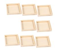 Beaupretty 8 Pièces Plateau Bois Non pour de Tri et Rangement pour Garçon Fille Organisateur Multifonction pour Jeux Éducatifs