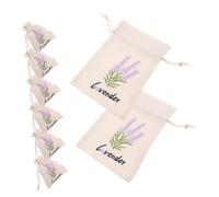 Beaupretty 8 Pièces Pochette à Cordon En Toile Pour Bijoux Sachets Vides Pour Lavande Pochettes Réutilisables Emballages Cadeaux