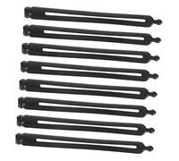 Beaupretty 8 Pièces Sèche-cheveux fabricant de chignons hair curler hair rollers fers à boucler accessoire pour chignon tool accessoires d'outils de coiffure chignon ancien Plastique Black