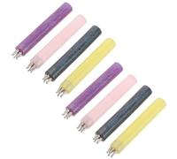 Beaupretty 8 Pièces Stylo de Décoration D'ongles à Cinq Pétales avec Poignée Pailletée, Double Embout en Métal Résistant, Design Léger et Antidérapant pour Création Professionnelle D'art des