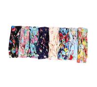 Beaupretty 8pièces Bandeau Extensible à Boutons Élastiques Pour Masque Facial Lot Imprimé Floral Maintient Cheveux Place