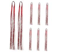 Beaupretty 8pièces Corde à Coiffer Colorée Avec Fils Brillants Pour Filles Accessoires De Coiffure Pour Tresses Corde De Et Stylée Pour Garçon Fille