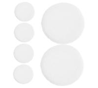 Beaupretty 8pièces Houpette De Maquillage Ronde Coton Velours Ruban Et Fond De Teint Rose