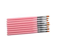 Beaupretty 8pièces Lot De Pinceaux à Ongles Pour Manucure Et Peinture Avec Manches Forme De Stylo Pour Maison Boutique