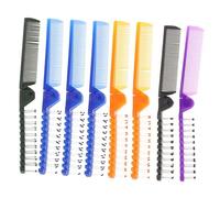 Beaupretty 8pièces Peigne Pliable Anti- Double Tête Pour Cheveux Bouclés Et Raides Accessoire De Voyage Pratique Avec Aléatoires