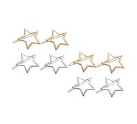 Beaupretty 8pièces Set de Barrettes Cheveux Épingles Accessoires Forme Étoile Fille