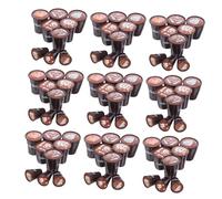 Beaupretty 90 Pièces Miniature Resin Cups Dollhouse Kitchen Accessories Japanese Latte Art Mugs Fake Drink Heart Panda Cat Pattern for DIY Micro Landscape and Craft Decorations
