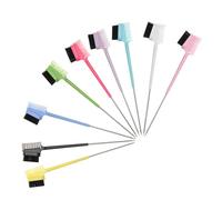 Beaupretty 9pièces Peigne à Sourcils Double Tête Brosse Multifonctionnelle Pour Sourcils Et Cils Outil De Toilettage Et Portable