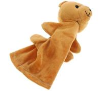 Beaupretty à Main en Peluche Ours pour Garçon et Filles 1Pc Jouet Interactif de Narration Animale Taille Compacte Favorise Les Liens Parents-Garçon et Filles Jeu à