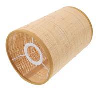 Beaupretty Abat-jour Style Rustique Élégant en Rotin Tissé Compatible Douilles E14/e27 pour Lampe de Table et Lampadaire pour Bars et Centres Commerciaux