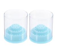 Beaupretty Accessoire De Manucure - Étui De Polissage À Avec 48 Trous - Boîte Porte-embouts - Fabrication Exquise Pour Une Utilisation