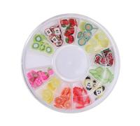 Beaupretty Accessoires De Beauté Des 12 Tranches De Fruits En Céramique Pour Nail Art Outils De Manucure À Usage Domestique