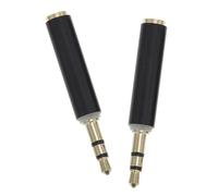 Beaupretty Adaptateur de Prise 3,5 mm en cuivre 2 pièces Solide pour écouter des chansons et Utilisation à Domicile