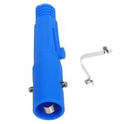 Beaupretty Adaptateur de Remplacement pour Manche à Plumeau en Aluminium, Embout Fileté Bleu Clip Ressort, Accessoire Compatible pour Rallonge Balai et Outil de Nettoyage Ménager