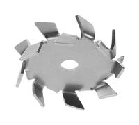 Beaupretty Agitateur en Acier Inoxydable 5 Cm Disque Dispersant 8 Mm sans Tige pour Laboratoire, Lame Agitateur Chimie, Fournitures de Laboratoire et Mélangeur Expérimental Réutilisable