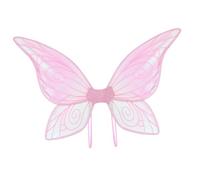 Beaupretty Ailes de rougeoyantes lumière Butterfly Fairy Wings s'habille fée petit Fille violet ailes de pour les femmes de scintillant fil coloré rose