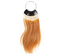 Beaupretty Anneaux de Test de Coloration pour Cheveux Lisses Échantillons de Coloration Cheveux Naturels Nuancier pour Formation Coiffure