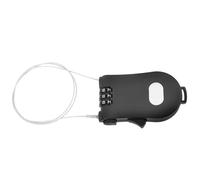 Beaupretty Antivol Vélo à Code Noir, Serrure Compacte pour Moto et | Verrouillage à Mot de Passe, Usage Extérieur et Voyage, Corps Plastique, pour Cycliste Amateur