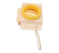Beaupretty Appareil Photo Bois pour Garçon Fille avec Lentille Éducatif Créatif pour Garçons et Filles Caméra Miniature à Peindre pour Apprentissage et Décoration